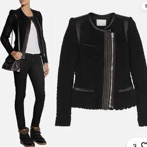 Iro lina knit wool-blend jacket Women’s size 36